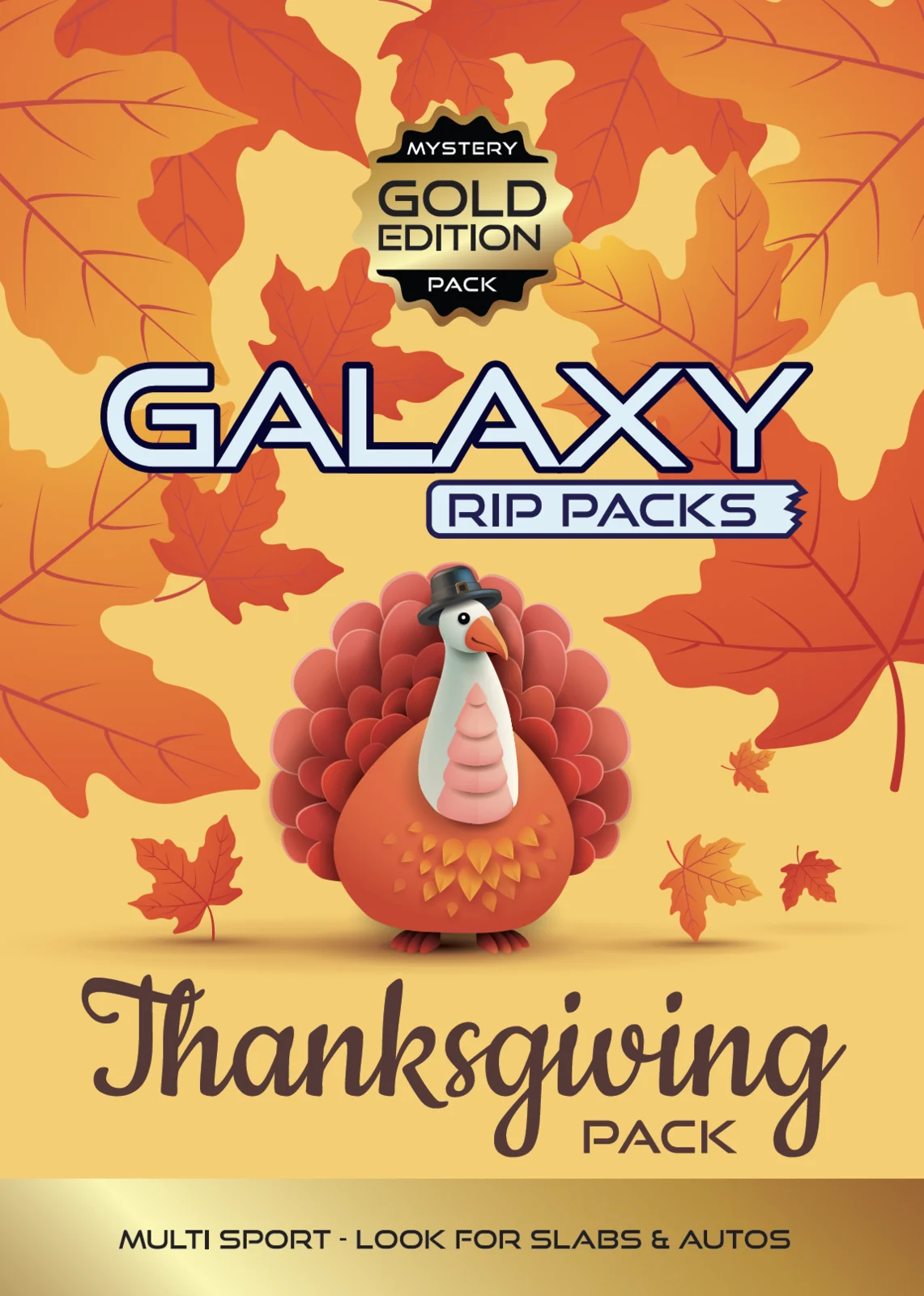 Galaxy Rip Packs: Thanksgiving sports card repack product image